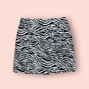 Love on a Hanger Zebra Mini Skirt
